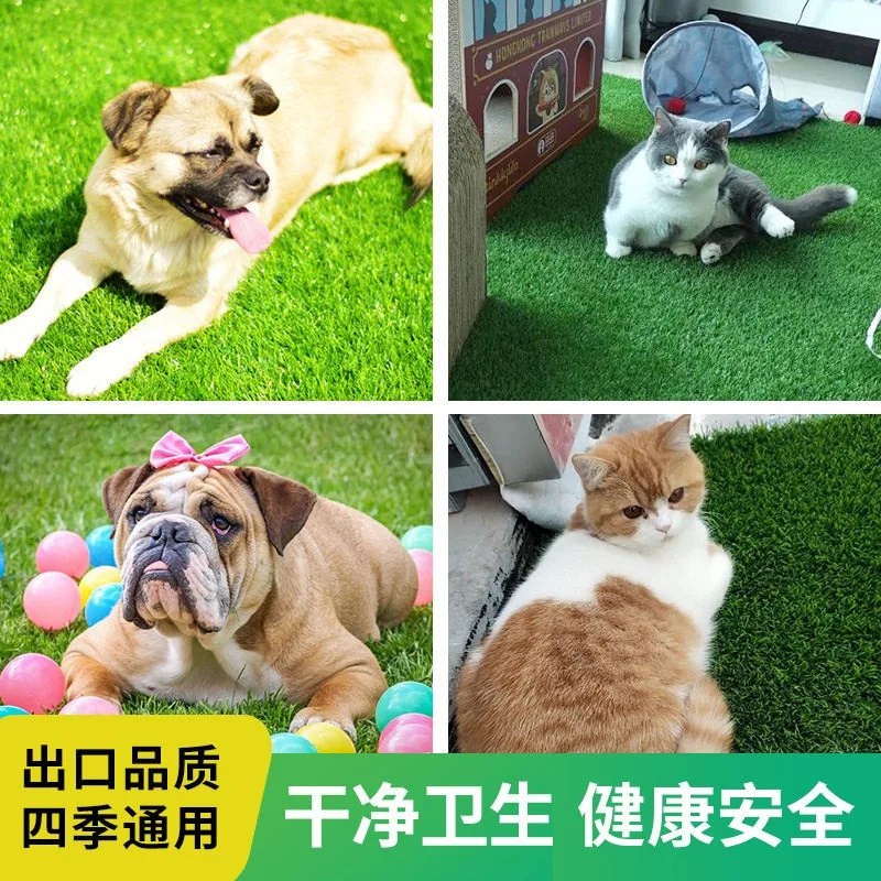Dog Potty Training Grass Mat Fake Turd Washable Pet Pee Pad Toilet Indoor Outdoor Use