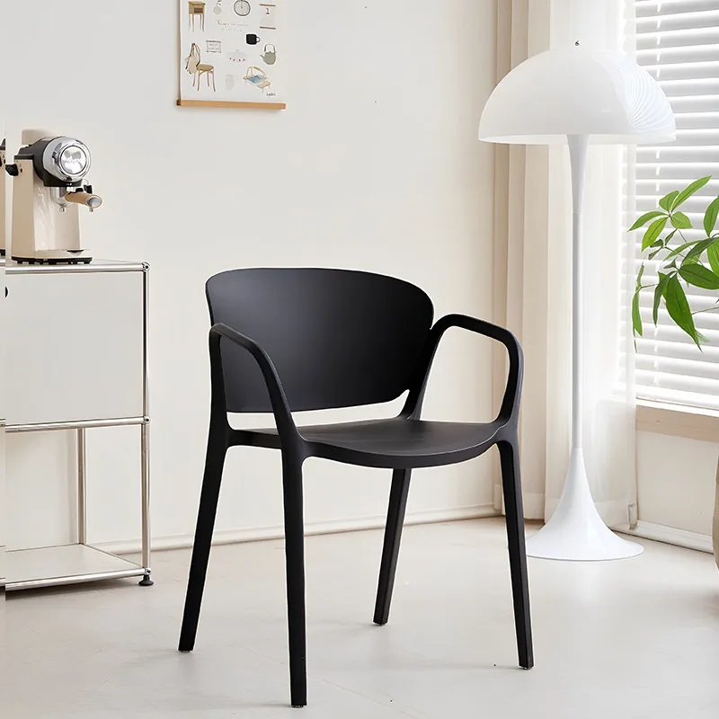 Plastic Modern Kitchen Dining Chairs Ergonomic Hotel Living Room Dining Chairs Luxury Accent Sillas De Cocina Kitchen Furniture