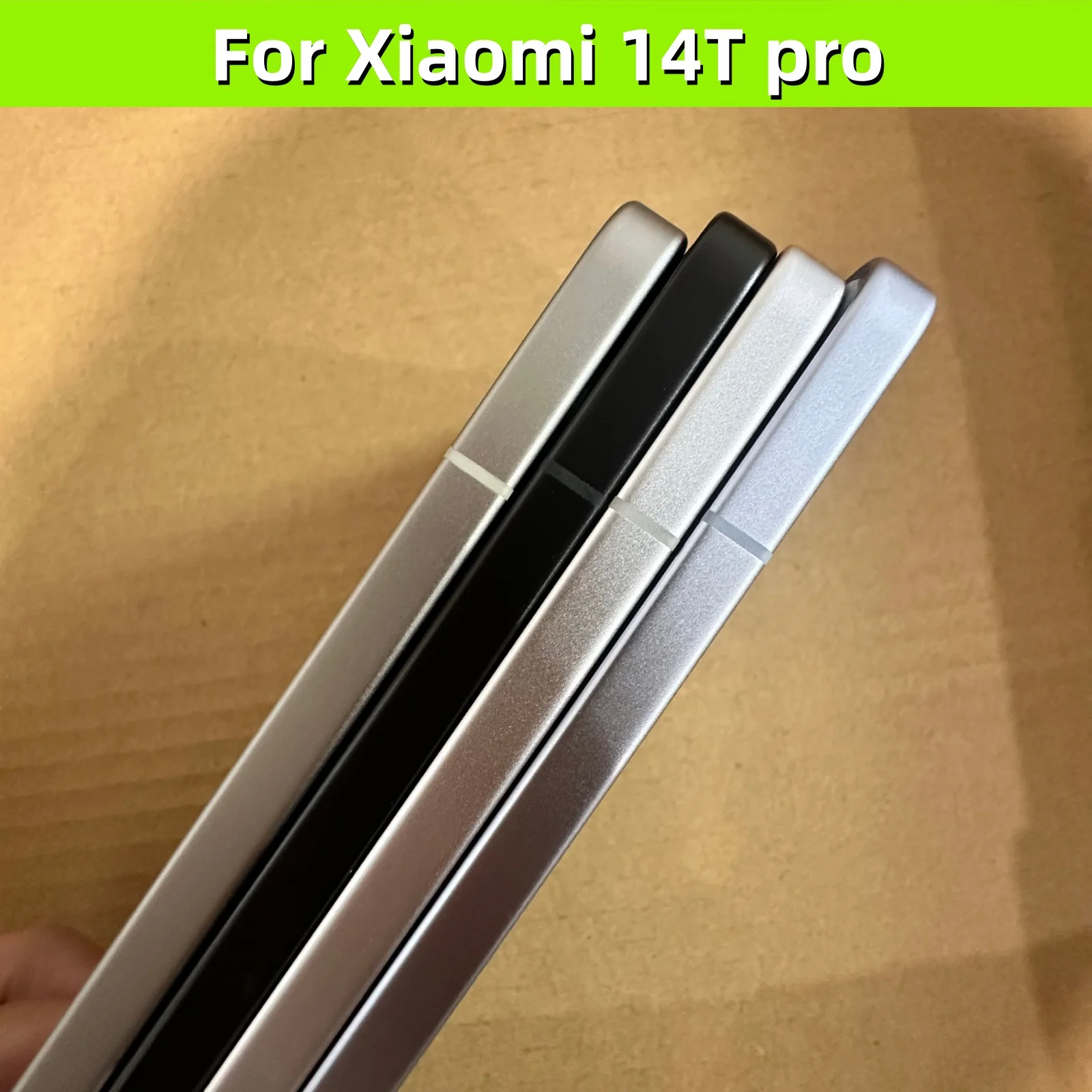Middle Frame For XiaoMi 14T Pro LCD Front Housing Bezel Plate With Side Button For Redmi K70 Ultra Replacement
