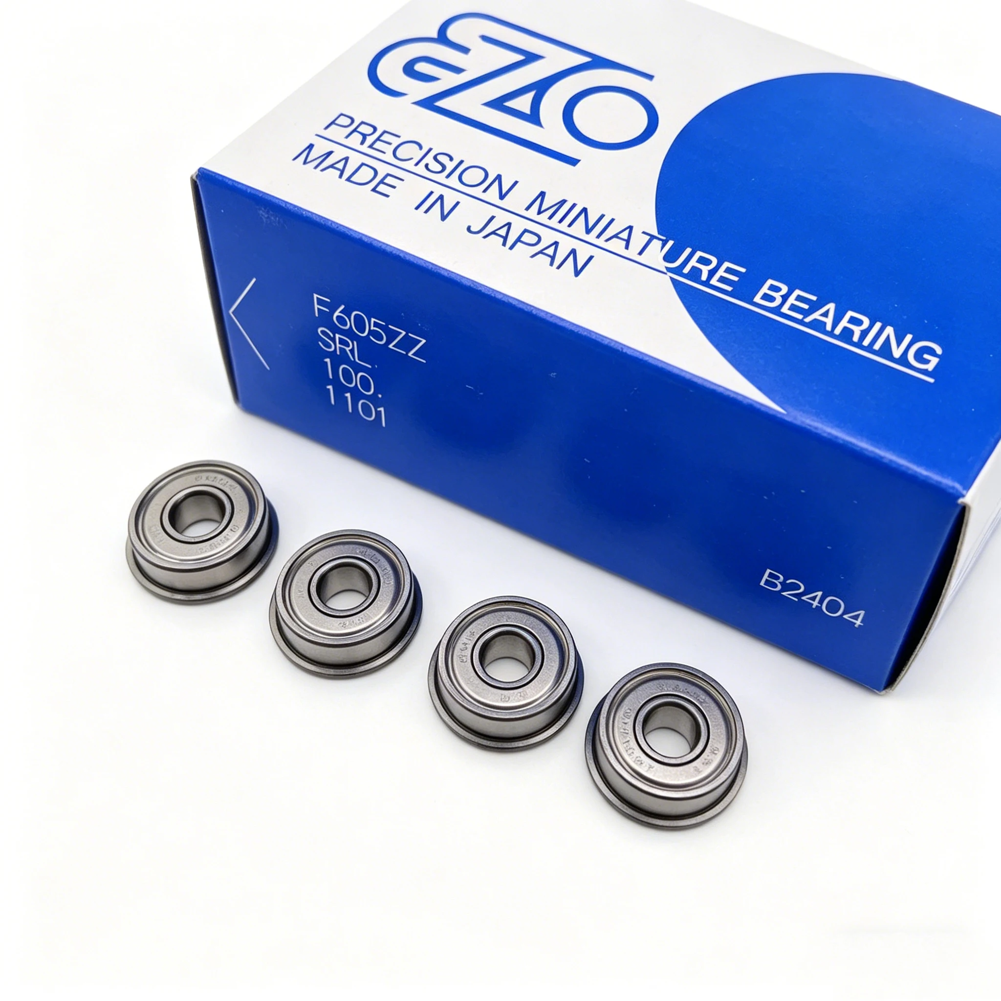 10pcs-50pcs-5x14x5mm-miniature-flanged-bearing-japan-ezo-f605zz-rf-1450zz-f605-f605z-deep-groove-hardware-parts