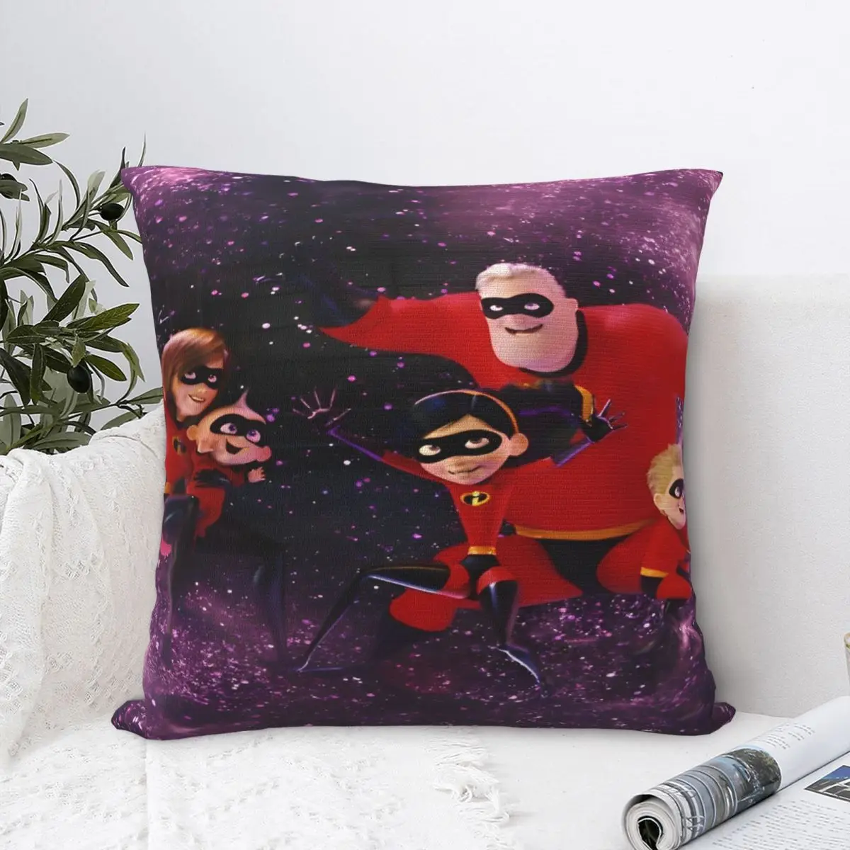 الخارقون وسادة غطاء كيس وسادة مربع غطاء الوسادة الجدة مخصص لتقوم بها بنفسك سادات لكرسي أريكة ديكور المنزل #1