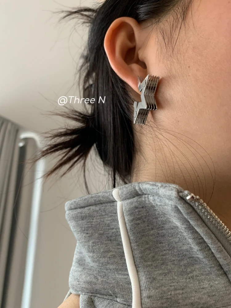 Vintage Multi Layered Stars Minimalist Personality Fashion Pendant Earrings Female Girls Trendy Earrings Exaggerated Jewelry