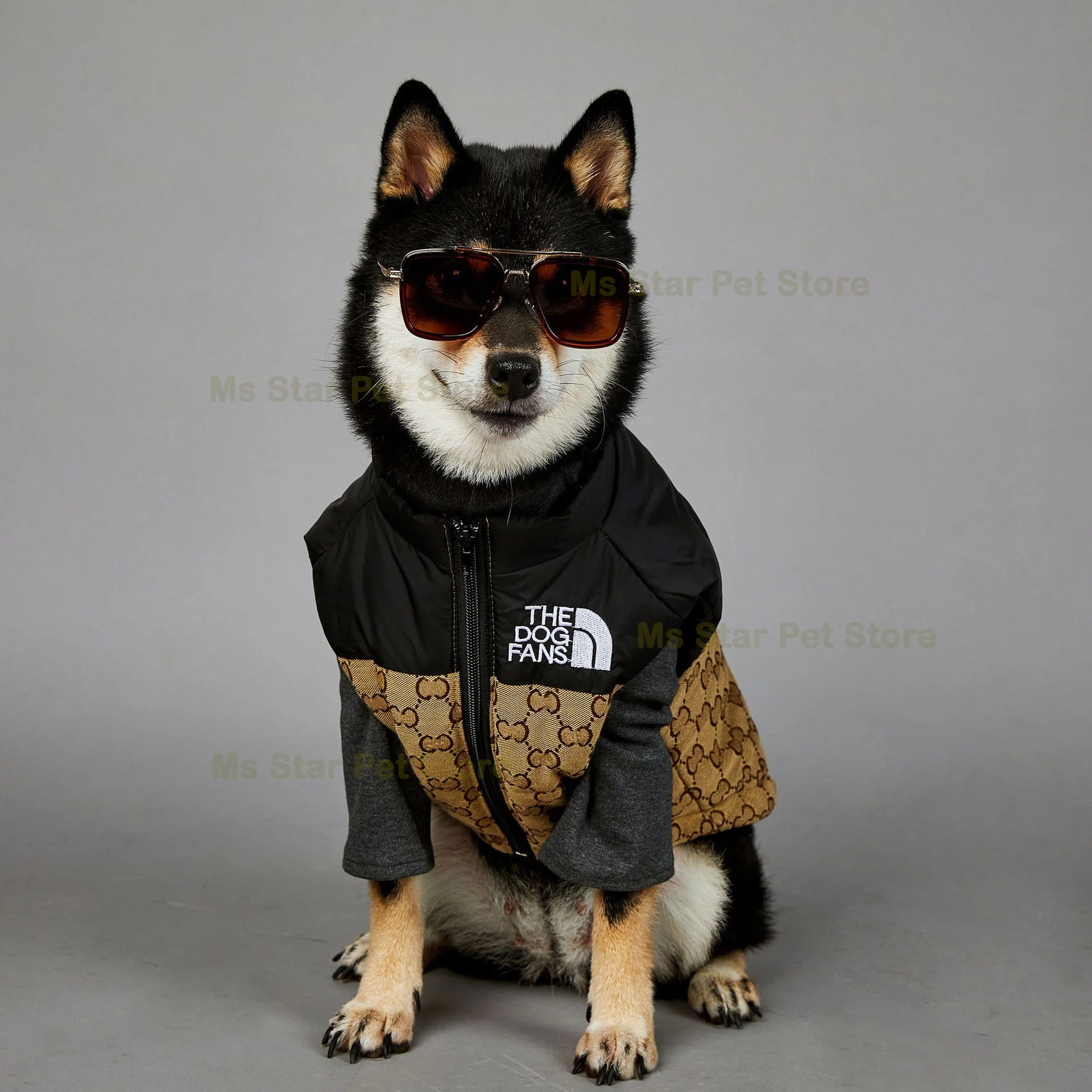 The Dog Face Waterproof Windproof Jacket, Pet Clothes, Hoodies Coat, Storm Jacket, Luxury Accessories, High Quality