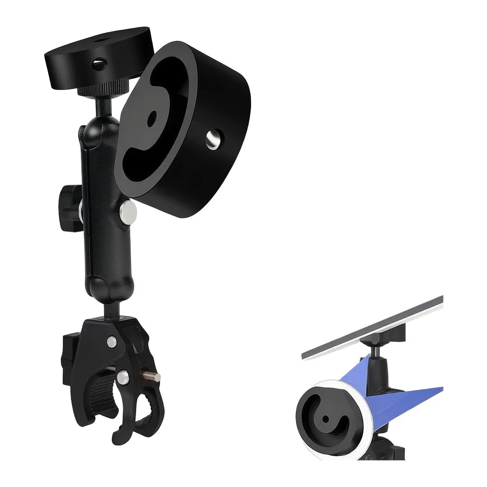 Bracket for Starlink For Mini with 1/4-20 Thread and Pipe Adapter Engineered for Aluminum Durability on Yacht Ladder Railing