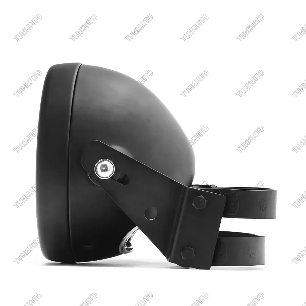 Image 6: Support de phare de moto, 2 pièces/ensemble 48-55mm, fourche, clignotant, pince, coque de phare, accessoires de phare
