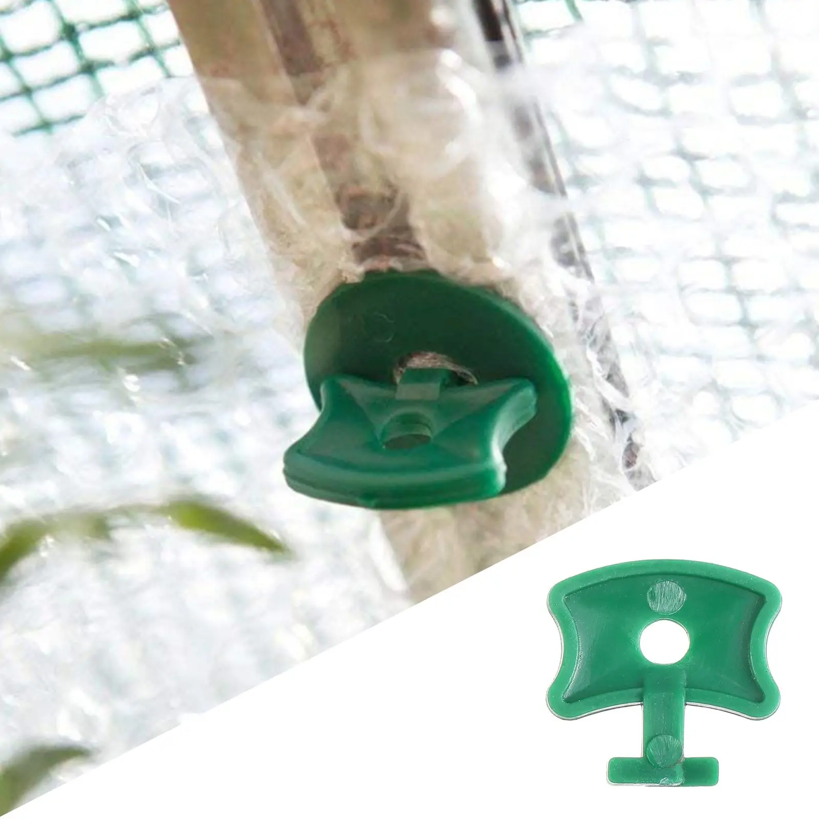 250 Pcs Plastic Clips for Greenhouse Durable Reusable Attach Strings Plant Climbing Garden Accessories Sail Net Clamp Hook