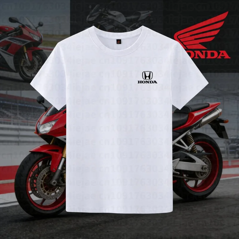 

Honda Sunset Retro Men's T-shirt Summer Short-Sleeve Women's T-shirt 2026 New Fashionable 100% Cotton Couple Motorcycle Top