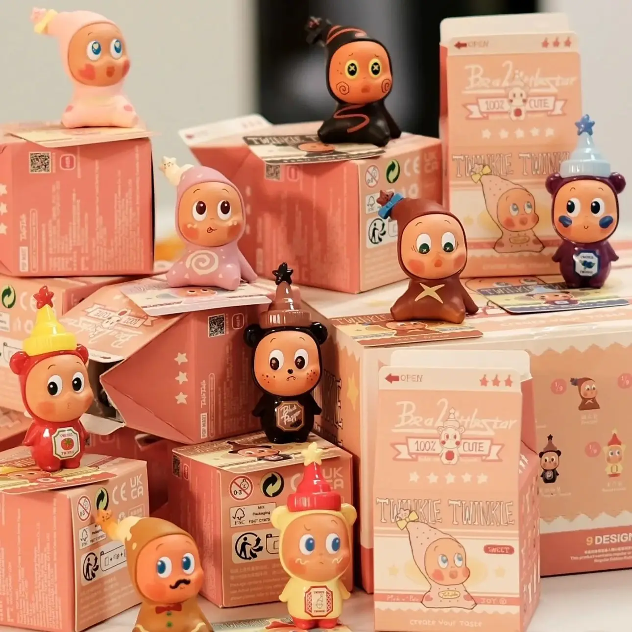 

POPMART Twinkle Twinkle Create Your Taste Series Модная слепая коробка игрушки Mystery Box Mistery Фигурка Модель-сюрприз в подарок