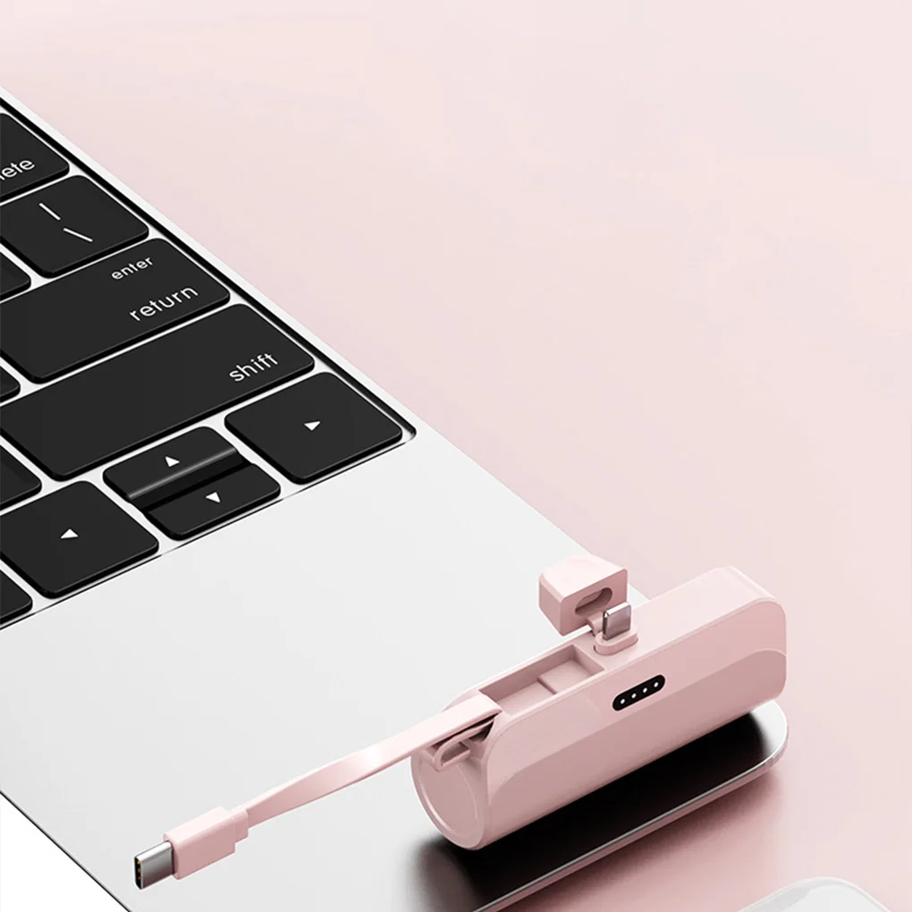 بنك طاقة صغير الحجم لهاتف iPhone Samsung بقدرة 10000 مللي أمبير في الساعة، توصيل وتشغيل شاحن الهاتف الخارجي وبنك الطاقة #6