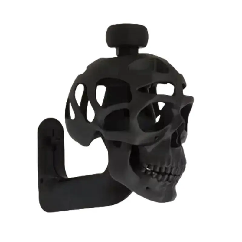 ABMI-2X 3D Skull Helmet Display Package Helmet Rack Motorcycle Helmet Cranium Rack Motorcyclist Helmet Organizer,