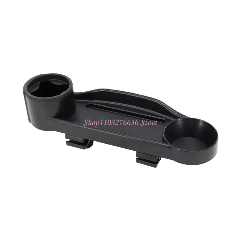 R6FD Universal Baby Strollers Feeding Tray with Cup Holder Phone Slot Quick Install