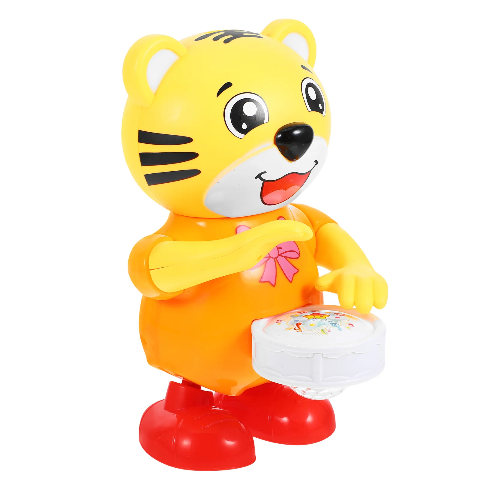

Interactive Dancing Drumming Tiger Robot for Infants 0-6 Months Musical Learning Animal Figure Tummy Time Crawling Fun Kids