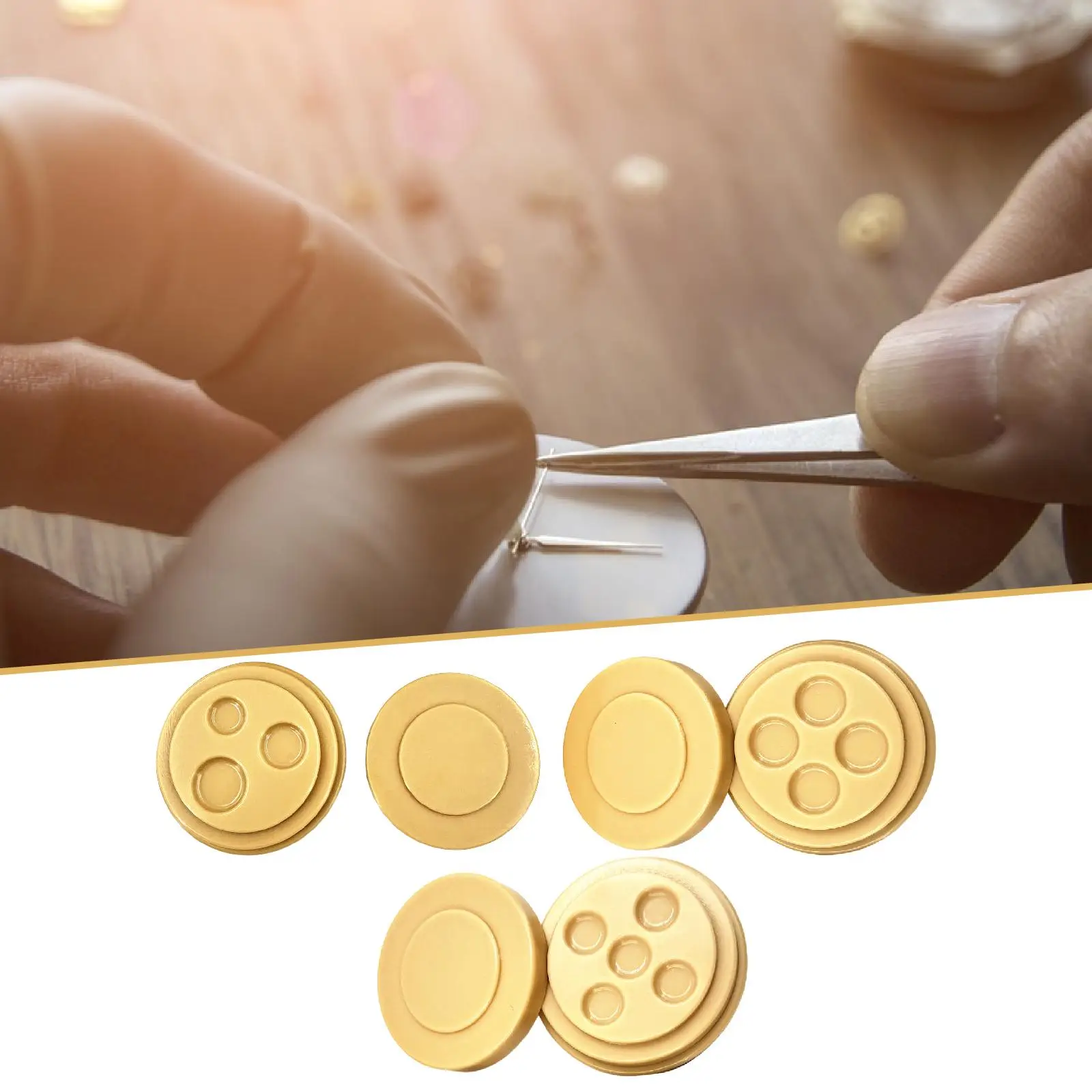 مشاهدة كأس الزيت إصلاح تنوعا الملحقات العملية الكبار المنزل استخدام متعددة الأغراض قابلة لإعادة الاستخدام مريحة ساعة مصلح طبق الزيت #3