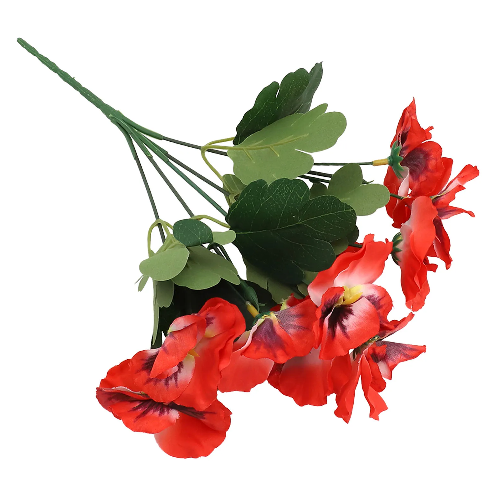 باقة زهور اصطناعية من بانسي ، نبات محاكاة للمنزل ، حفلة ، زفاف ، خلفية ، ديكور مكتب ، 10 رؤوس ، 26