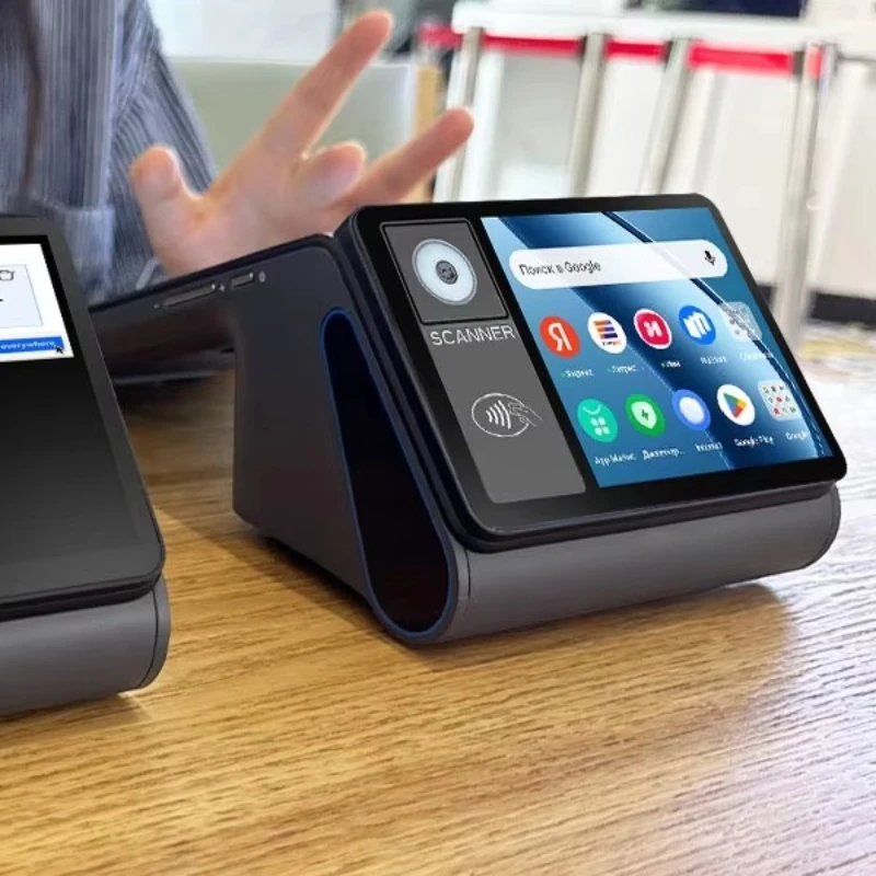 

8-Inch 13 restaurant payment POS smartphone with integrated NFC 58/80 printer QR code
