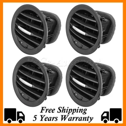 Yeni A/C havalandırma kapağı çıkış ızgarası siyah/krom Opel için uygun ADAM CORSA D MK3 Vauxhall 13417363 2201099 13365420