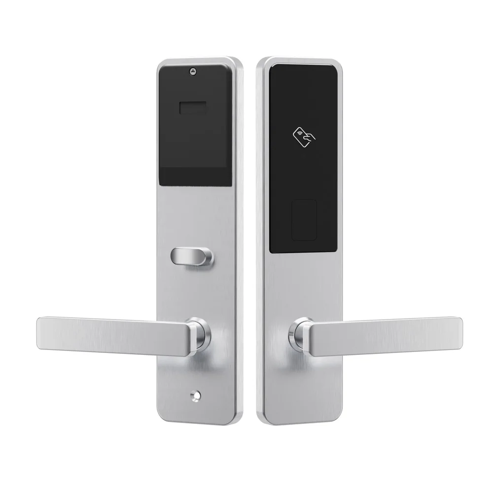 

High Quality 304SUS American Standard Mortise Electronic RFID Key Card Hotel Door Lock with Management Software System