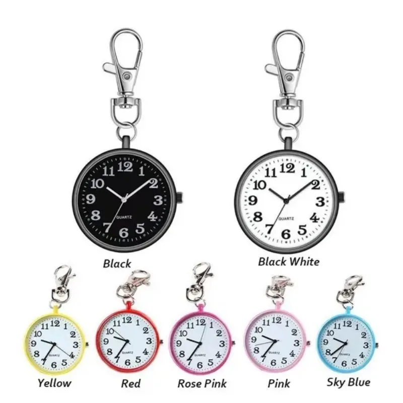 Obrázek 4: Mini retro klíčenka kapsa hodinky pro studenti nurses vintage design přenosné 1 PC