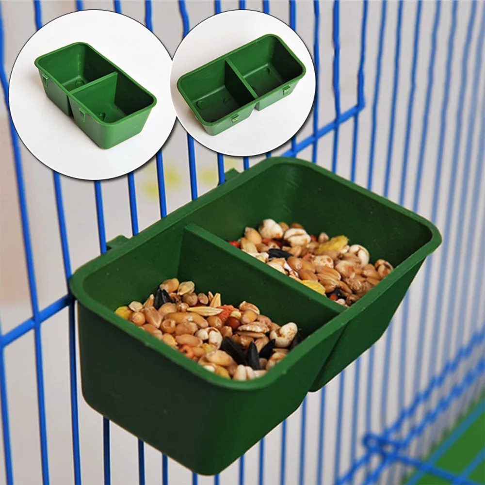 Wash Shower Box Thick For Cage Plastic Bird Cleaning Products Animal Cage Multifunction Universal Water Bowls For Birds Standing