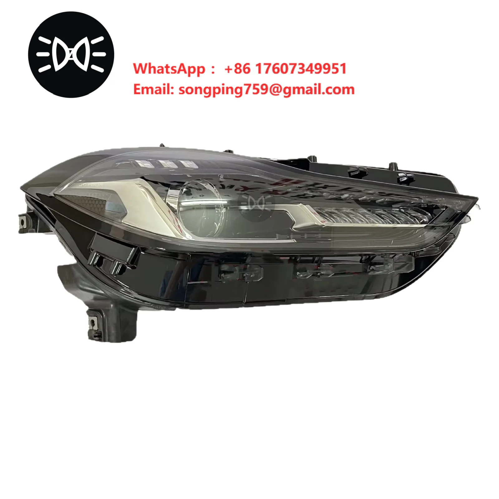 Suitable for Chery Jetour X70 Semi Assembly Left and Right Original Car Headlights