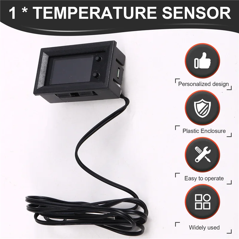 DC 100V 10A Voltmeter Ammeter KWS Power Energy Meter LED Digital DC Wattmeter 9-In-1 Multi-Function Measuring Instrumenta52q