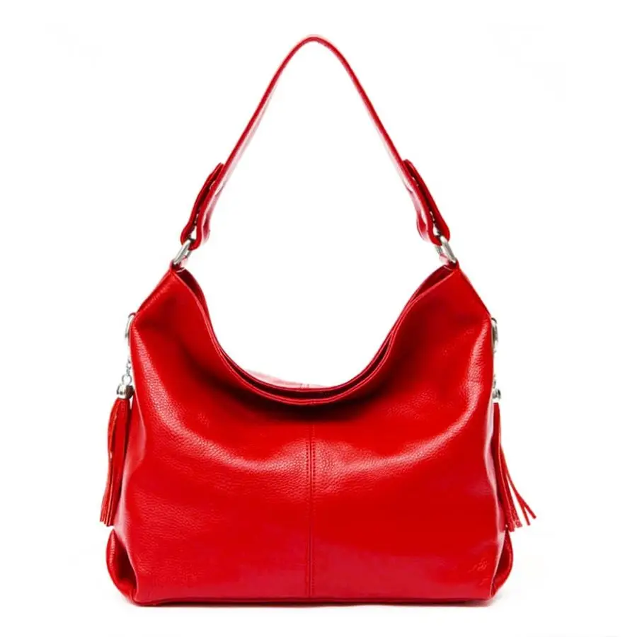 

Soft Real Genuine Leather Tassel Womens Handbag Ladies Shoulder Tote Messenger Hobo Bag Satchel