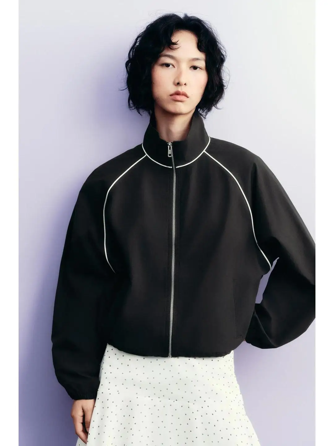 

Длинная утепленная куртка с воротником-стойкой, на молнии, с цветными вставками, для работы и склада, осень 2025, женская, больших размеров, верхняя одежда