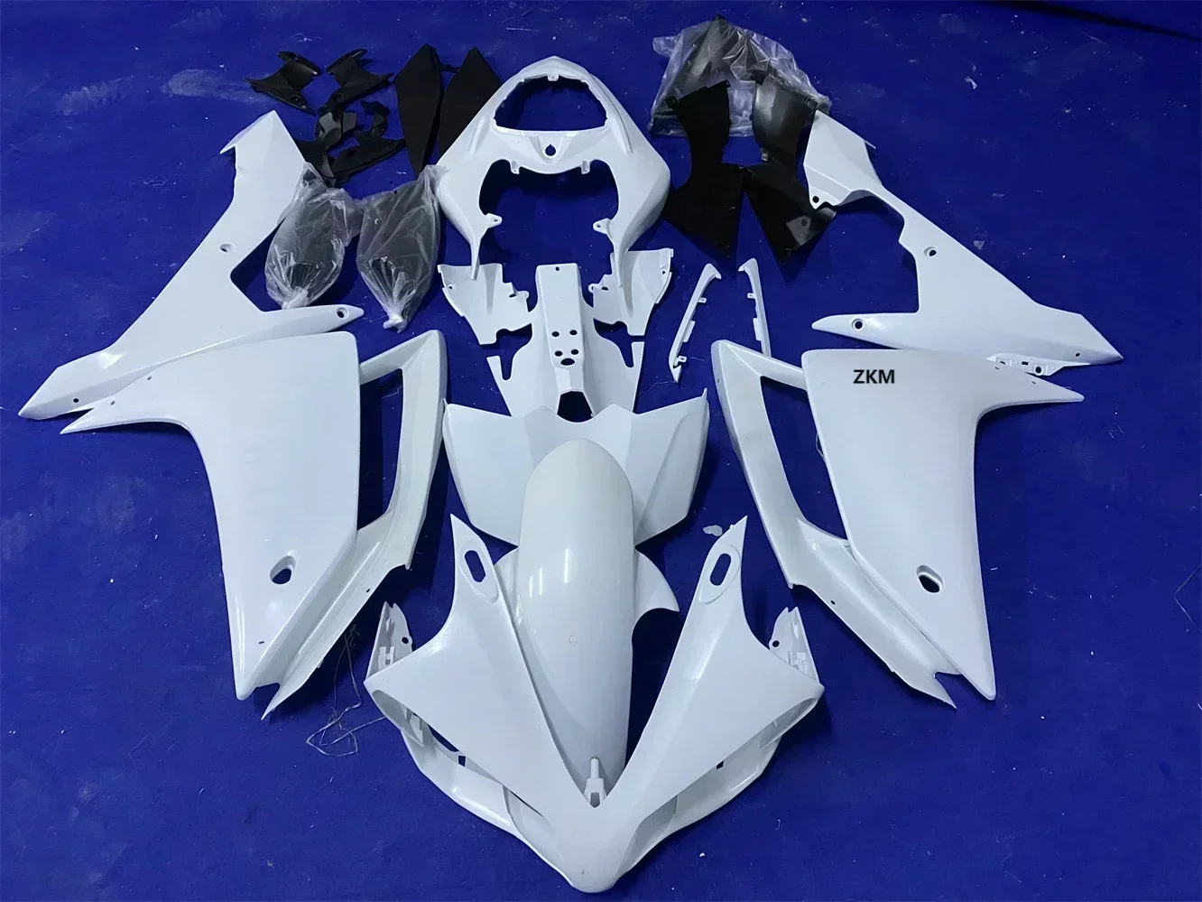 Bodywork Fairing Unpainted Components Injection Molding ABS Cowl Body Plastic parts For Yamaha YZF 1000 YZF R1 2007 2008