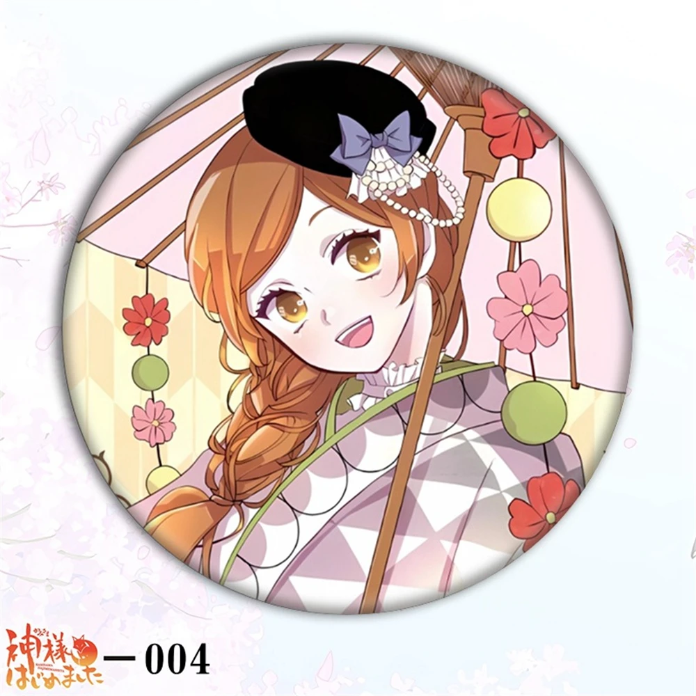 58mm Anime kamisama amore Momozono Nanami COSTUME Cosplay Distintivo Spilla SPTE Spilla in banda stagnata ﻿   Prop Gilf