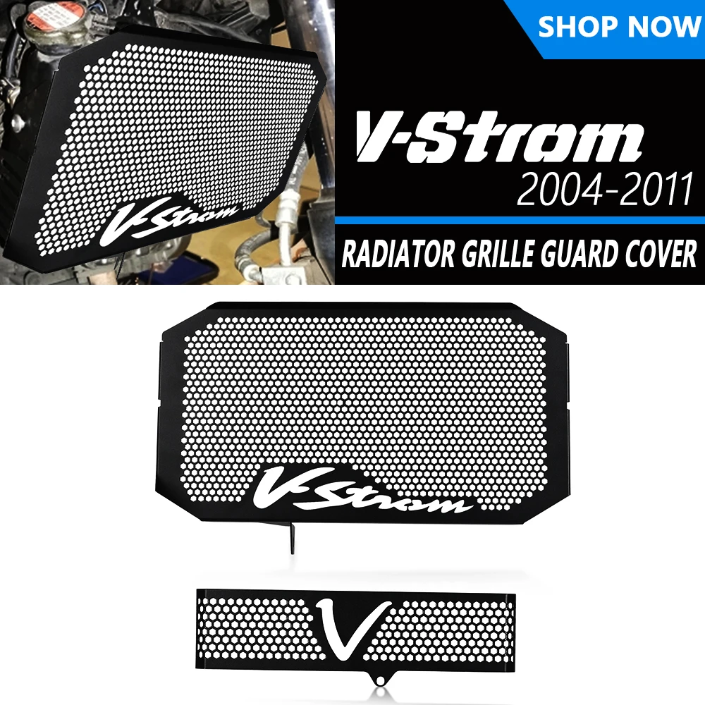 

VSTROM DL 650 Motorcycle Radiator Grille Guard Protection Cover For Suzuki V-STROM DL650 2004 2005 2006 2007 2008 2009 2010 2011