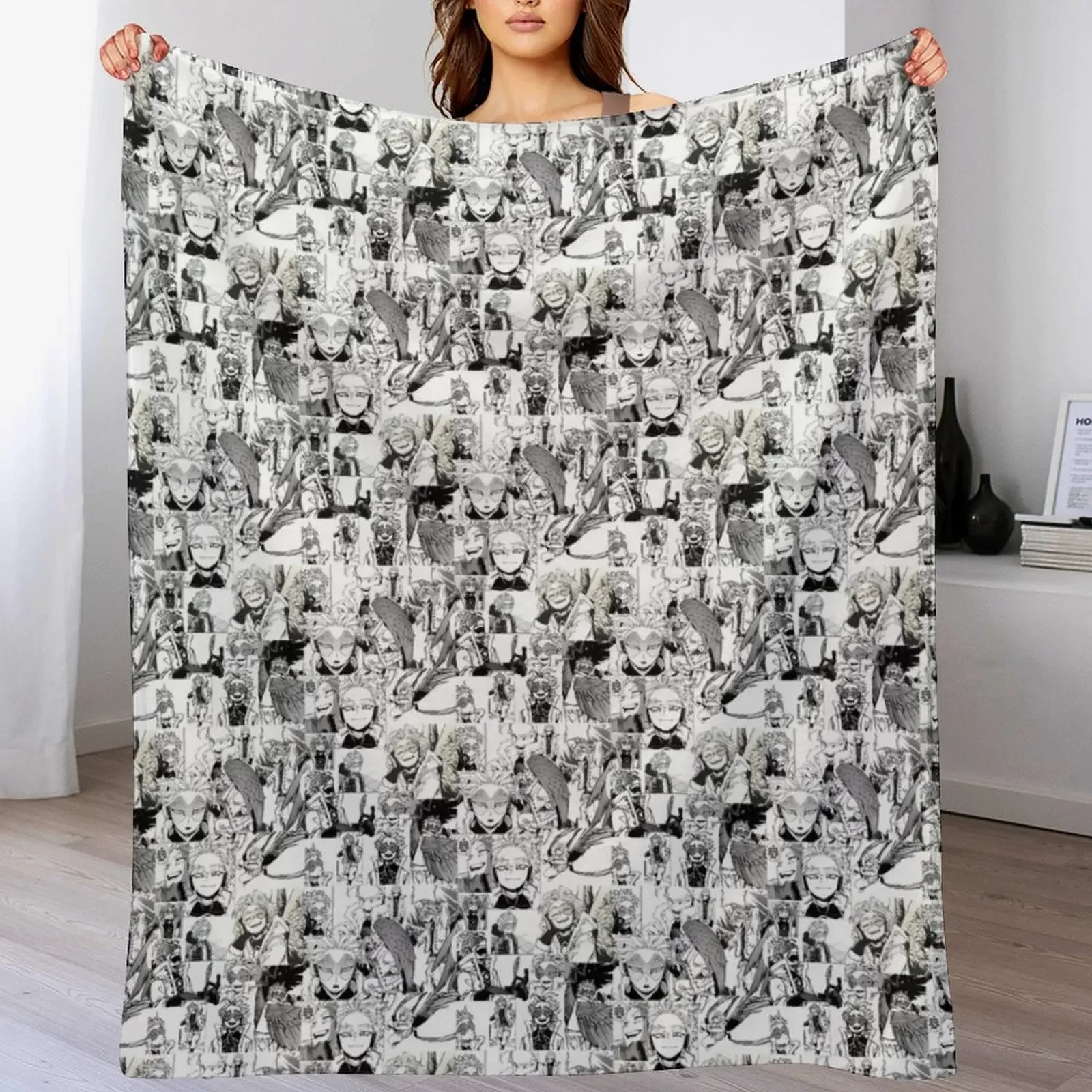 

Hawks collage Throw Blanket Thin Flannel Heavy Bed Fashionable Blankets