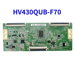 New TV Tcon Board HV430QUB-F70 47-6021476 For LCD TV Screen Repairing Soft Socket