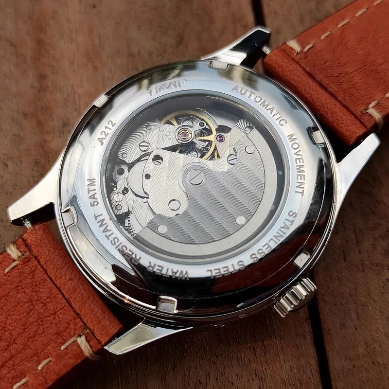 Модные автоматические часы VaKuy клоун ST1780 калибр деловой мужской кожаный календарь