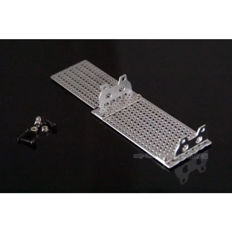 Metal Material Stainless Steel Anti Slip Pedal for 1/14 Tamiya RC Truck Scania Actros 3363 Volvo MAN LESU Car