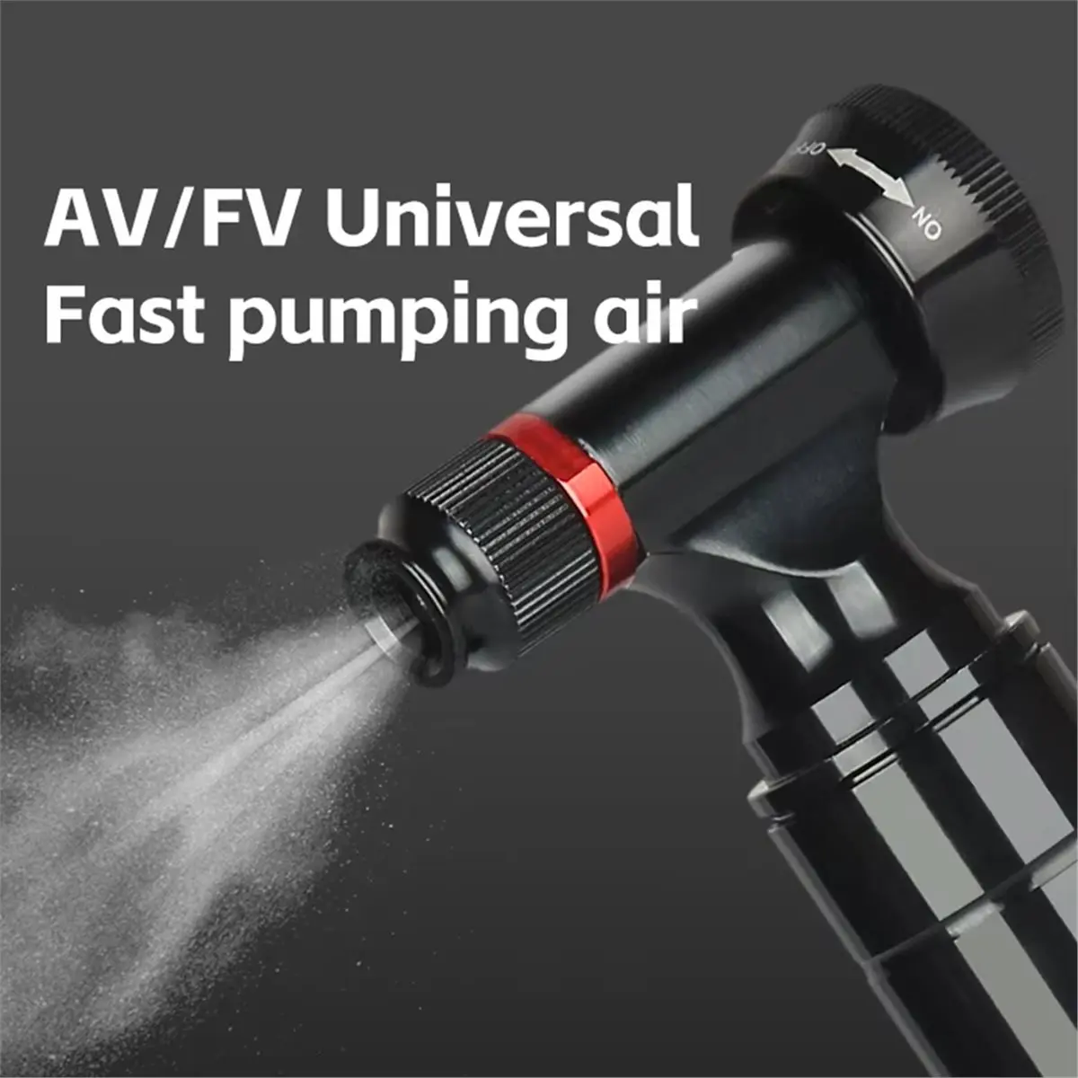 STOCK-Mini Bicycle Air Pump 130PSI MTB Road Bike CO2Pump Aluminum Alloy Portable Cycling Tire Inflator Bicycle Accessories