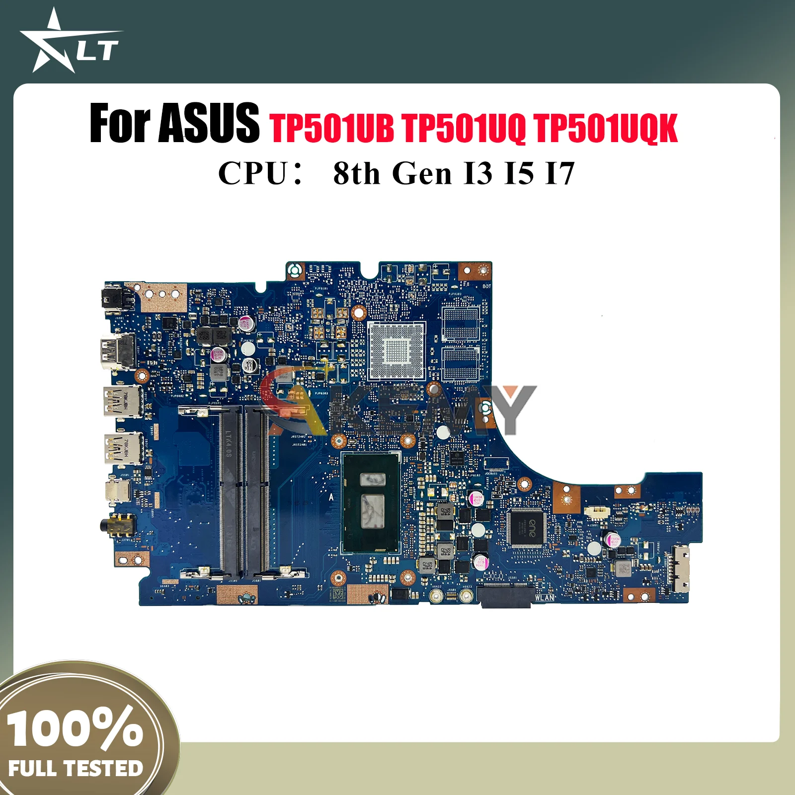 

TP510UA Laptop Motherboard For ASUS VivoBook Flip TP510UQ TP510UF TP510U TP510UAR Notebook Mainboard With I3 I5 I7 CPU