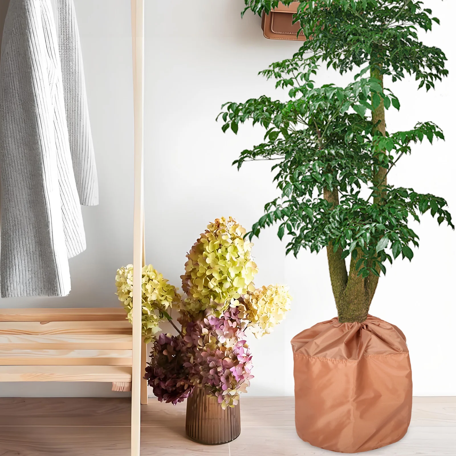 

Plant Frost Protection Cover Winter Plant Covers Outdoor Insulated Oxford Cloth Garden Frost Blanket Zipper Pot Freeze