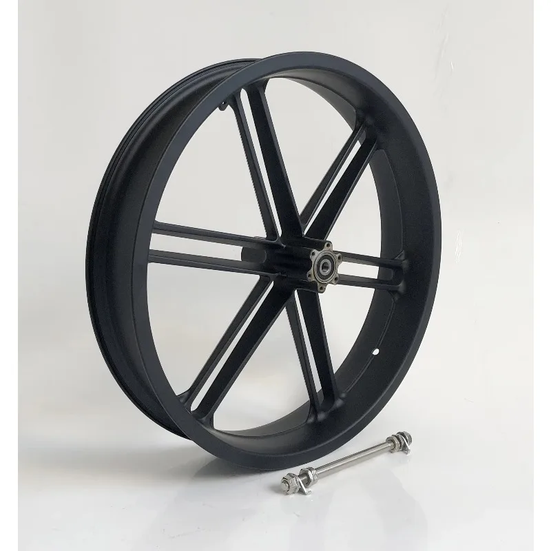20X4.0 110mm-135mm Disc Brake Design Snow Bike Fat Bike Wheels Anti-deformation Magnesium Alloy Front Wheels