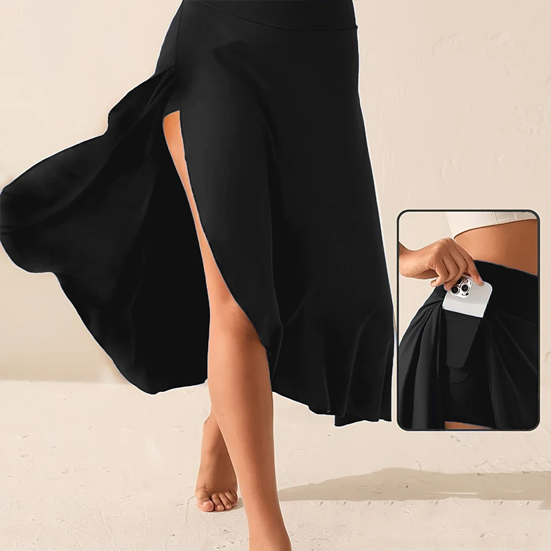 

European American Style Street Retro Trend Irregular Elegant Flounce Drape Skirt Fashion Solid Color Half-Length Women Skirt Y2K
