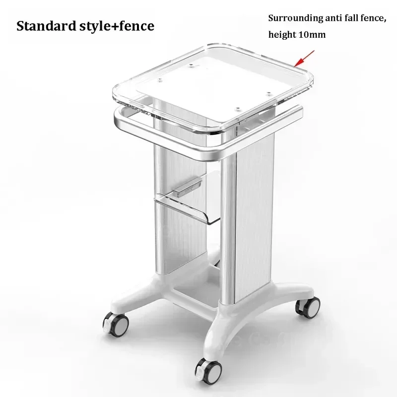 Beauty Instrument Desktop Rolling Trolley Multifunctional Dental Acrylic Small Bubble Medical Cart