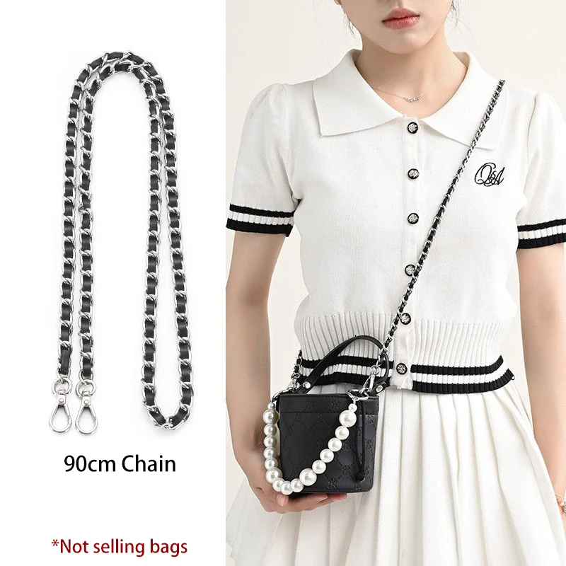 Pearl Chain Accessories Small Fragrant Wind Bag Strap Messenger Shoulder Strap Diy Transformation Replacement Bag Chain 2027