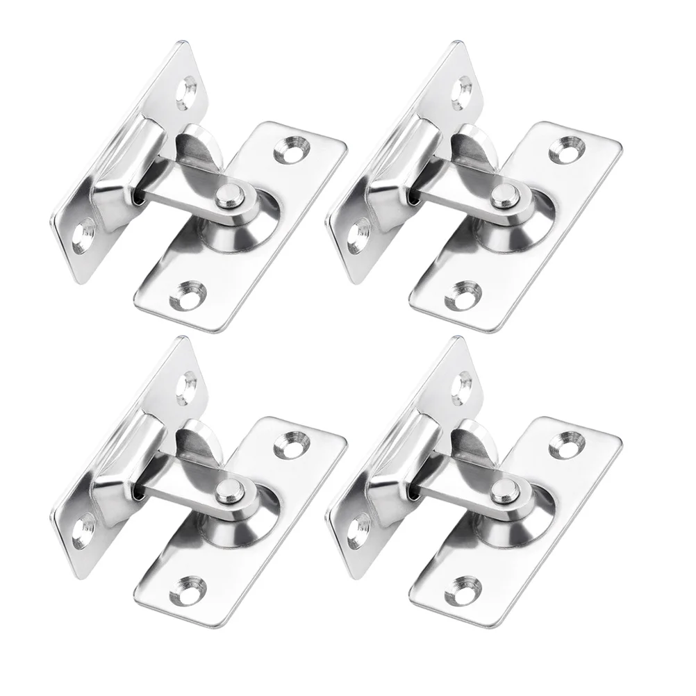 

4 Pcs Door Bolt Lock Barn Latches Locks Cabinet Right Angle Buckle Bolts for Doors