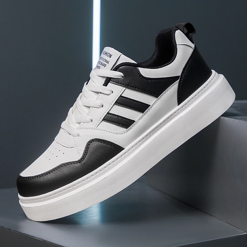 

Новые легкие туфли для скейтбординга, мужские треккинговые кроссовки с мягким дезодорантом, мужская уличная прогулочная обувь, черно-белая обувь ONEMIX, размер 39-46