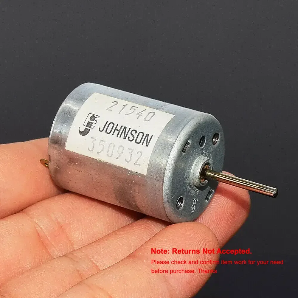 JOHNSON RF-370CA-12560 Motor DC12V~24V 7250RPM Long Shaft  for Toy Car Boat Models