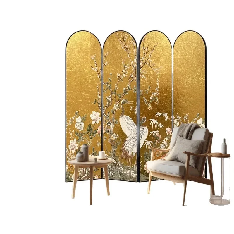 Hotel novo estilo nacional tela dobrável partição sala de estar jantar quarto entrada bloqueio decorativo francês retro
