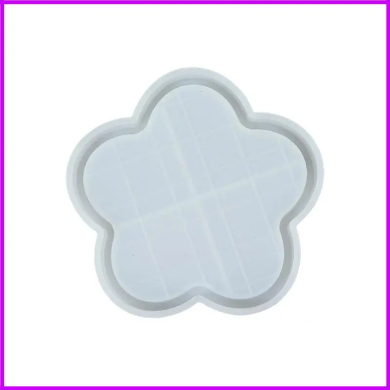 Diy Drip Checkerboard Tray Silicone Mold Hand-made Table Jewelry Storage Mold