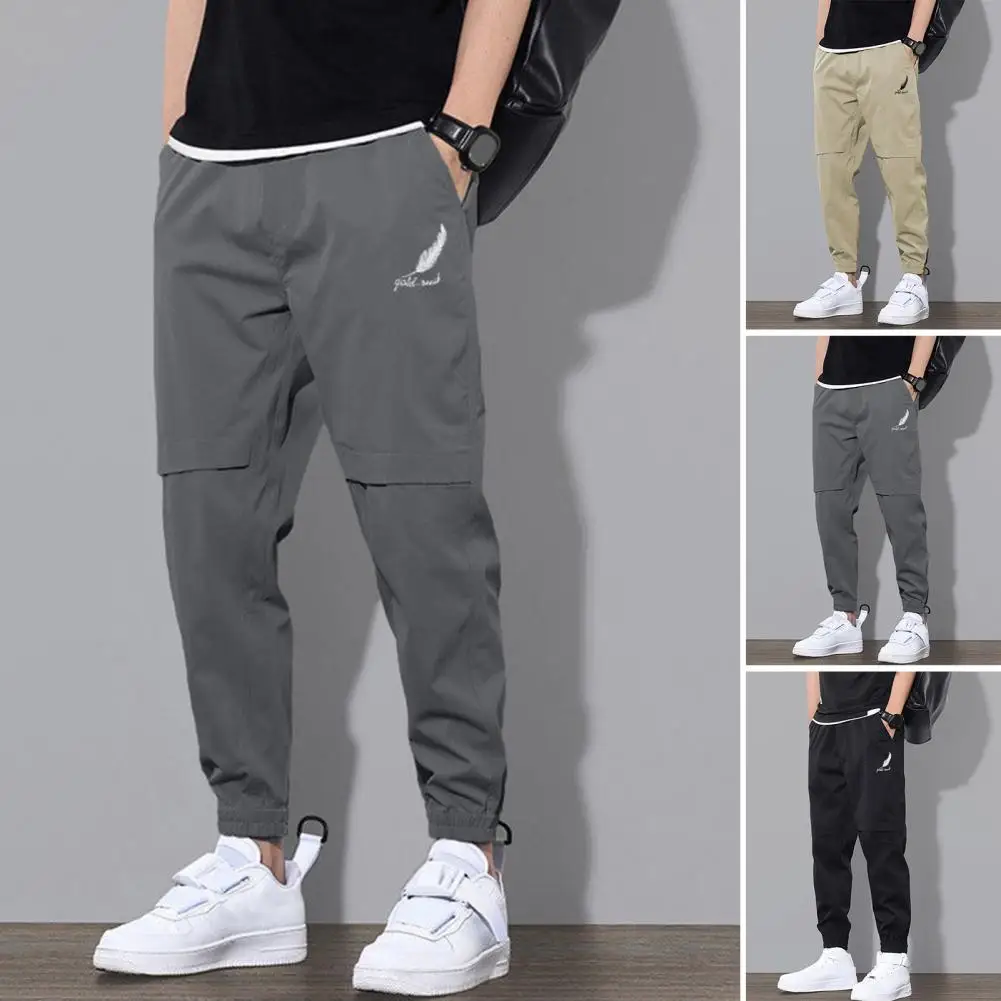 Men Cargo Pants Waist Elastic Sport Trousers Slim Fit Casual Sweatpants Outdoor Sport Trousers for Men Clothing брюки карго