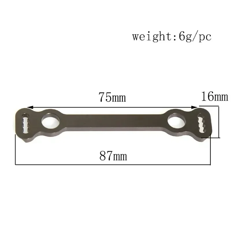 Metal Steering Plate IF517 for Kyosho MP10 MP9 1/8 RC Car Upgrade Parts Accessories view 3