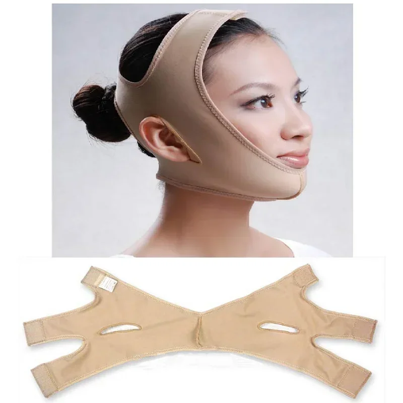 Banda para adelgazar la cara, vendaje adelgazante, cinturón para el cuidado de la piel, forma y elevación, Reduce la máscara de doble barbilla, mascarilla Facial delgada, 1 Uds.