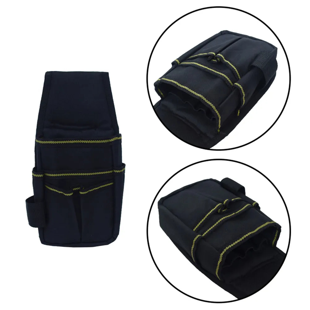 Professional Adjustable Tool Waist Bag Oxford Fabric Wear-Resistant Multi-Pocket Design for Wrenches Pliers Mini-Flashlights